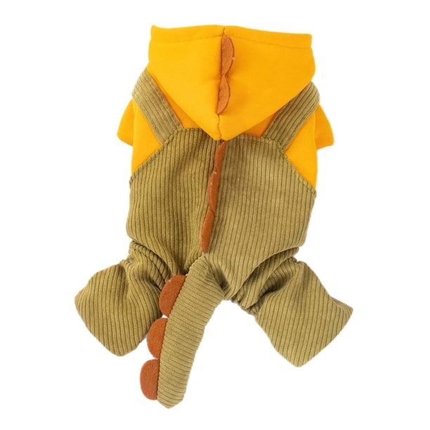 Sudadera con capucha para perro de dinosaurio, abrigo para perro, ropa cómoda, sudadera para perro, chaqueta de invierno para parque, vacaciones, picn L