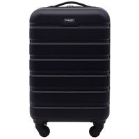 Wrangler - Equipaje De Mano Ruggler Hardside Spinner, 55 Cm, Negro