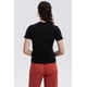 thumbnail image 3 of Polera Mujer Rib Crop Lisa Negro, 3 of 4