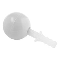 Tope De Puerta Esférico Plástico Blanco 25 Un Dvp