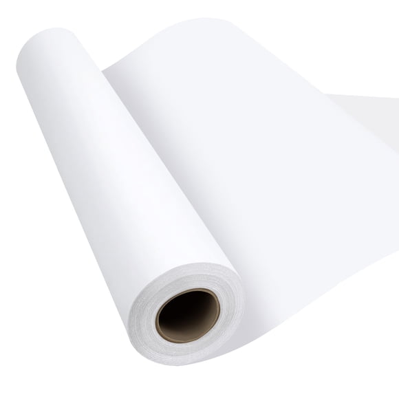 Rollo de papel Kraft Phinus para manualidades, 38 cm x 9 m, blanco, 80 g/m²