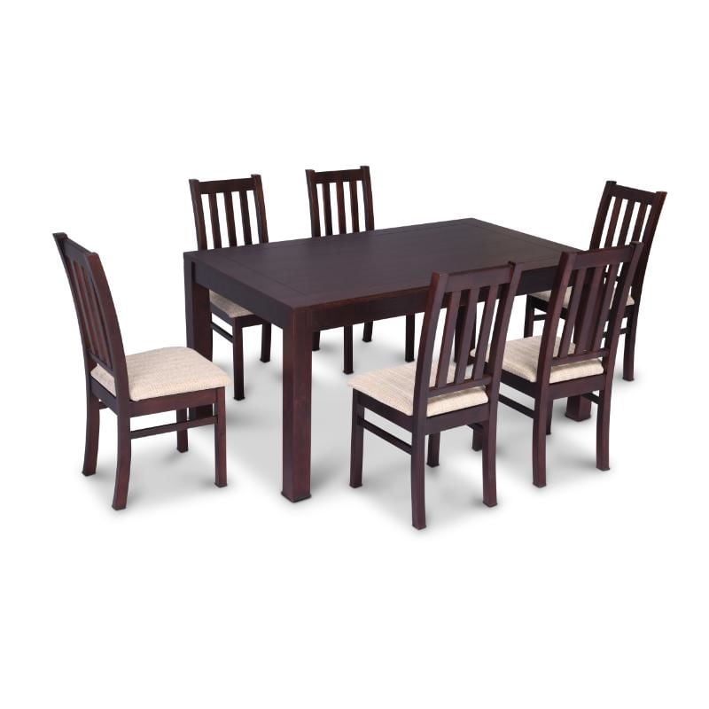 Cic - Comedor Ñuble Rectangular 6 Sillas Beige