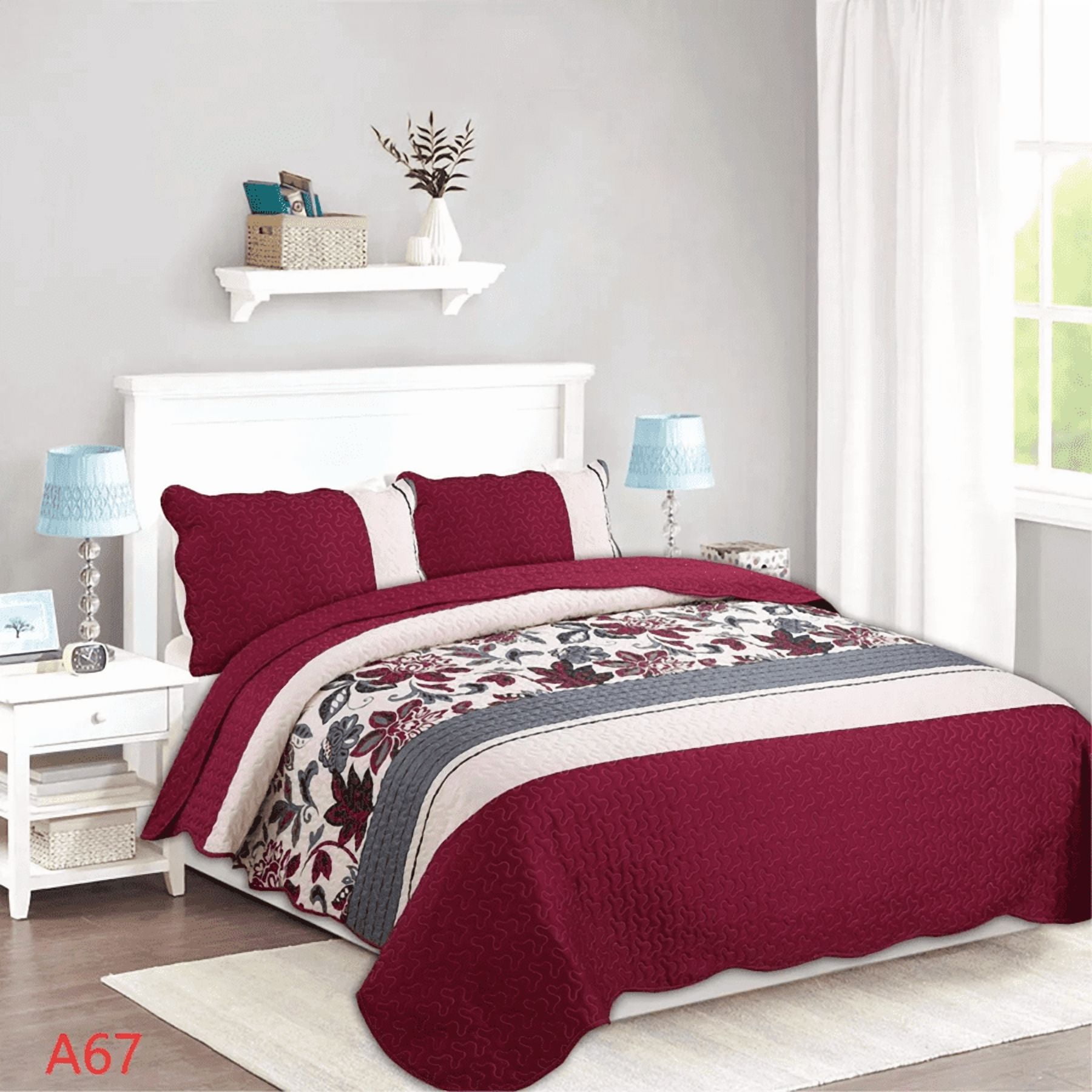 Genérico - Cubrecama Quilt 1.5 Plaza Polialgodón Varios Diseños