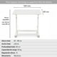 thumbnail image 3 of Escritorio con Altura Ajustable 120x60x63-86cm Funcional Toledo Blanco, 3 of 7