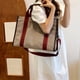 thumbnail image 5 of Bolso grande tipo tote, bandolera para mujer, bolso de viaje, bonito bolso de lona., 5 of 6