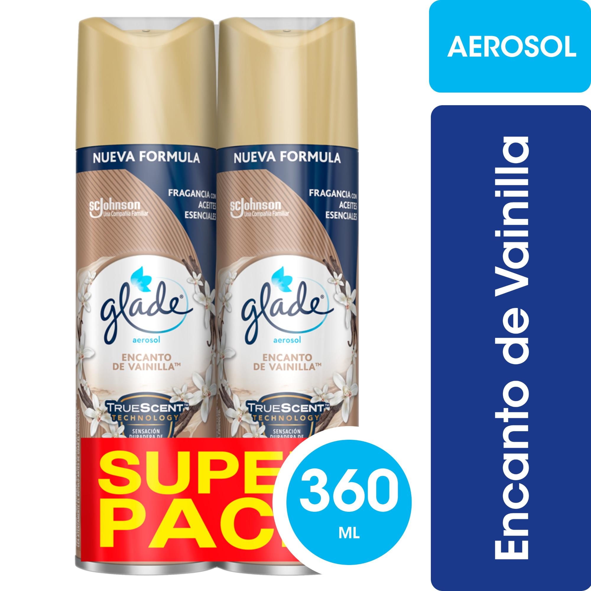 Desodorante Ambiental Aerosol Encanto De Vainilla Lata Pack 2 Un 2 Un x 360 ml c/u Glade