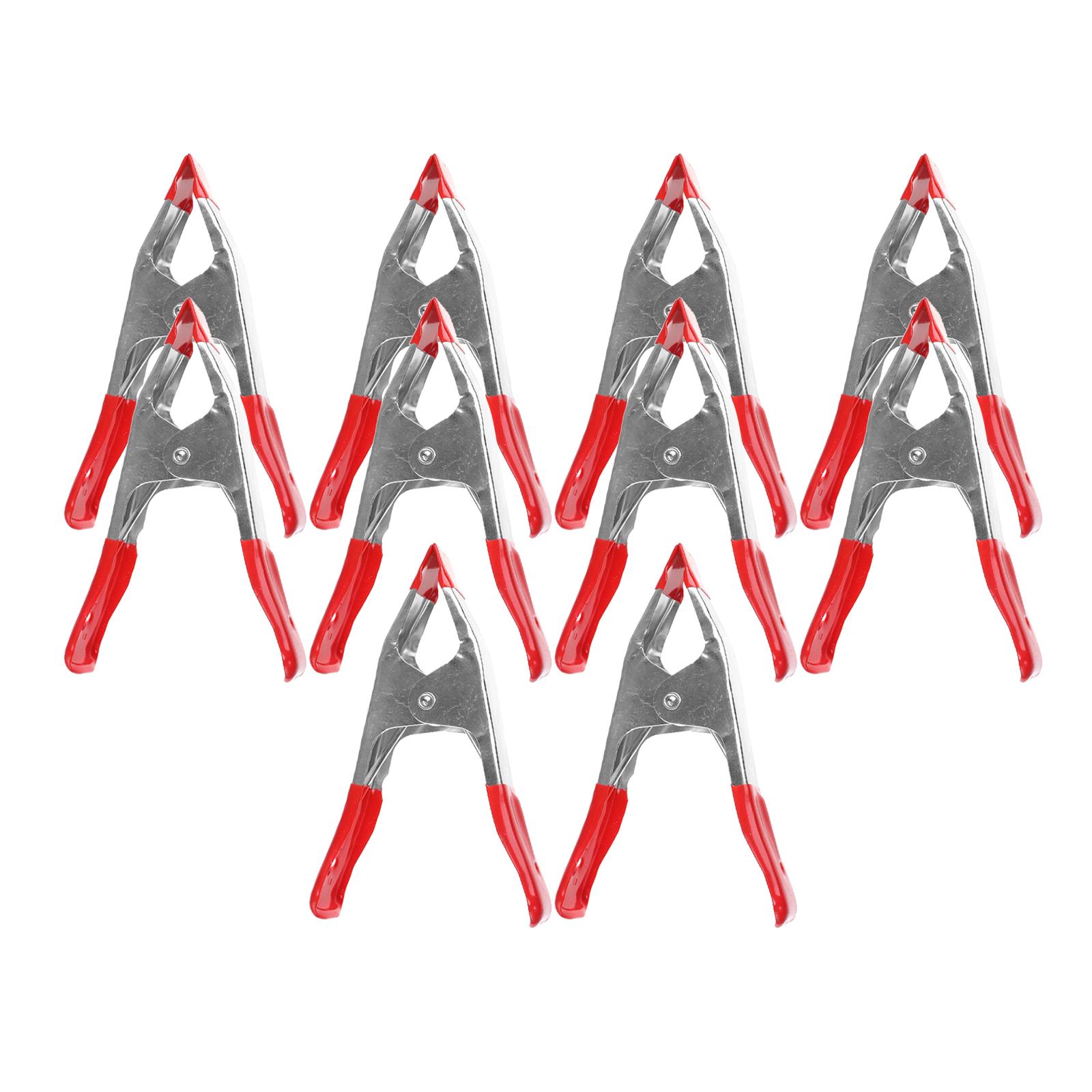 Magideal - Abrazaderas De Resorte De Alta Resistencia, 10 Uds., Pinzas De , Herramienta De Mano, Pinzas Eléctricas Para Carpintería, Accesorios, Pinzas