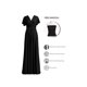 thumbnail image 2 of Vestido 72 Estilos Para Mujer Elegante Y Formal Para Dama De Honor Negro, 2 of 6