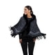 thumbnail image 2 of Poncho PO070 tejido Negro, 2 of 3