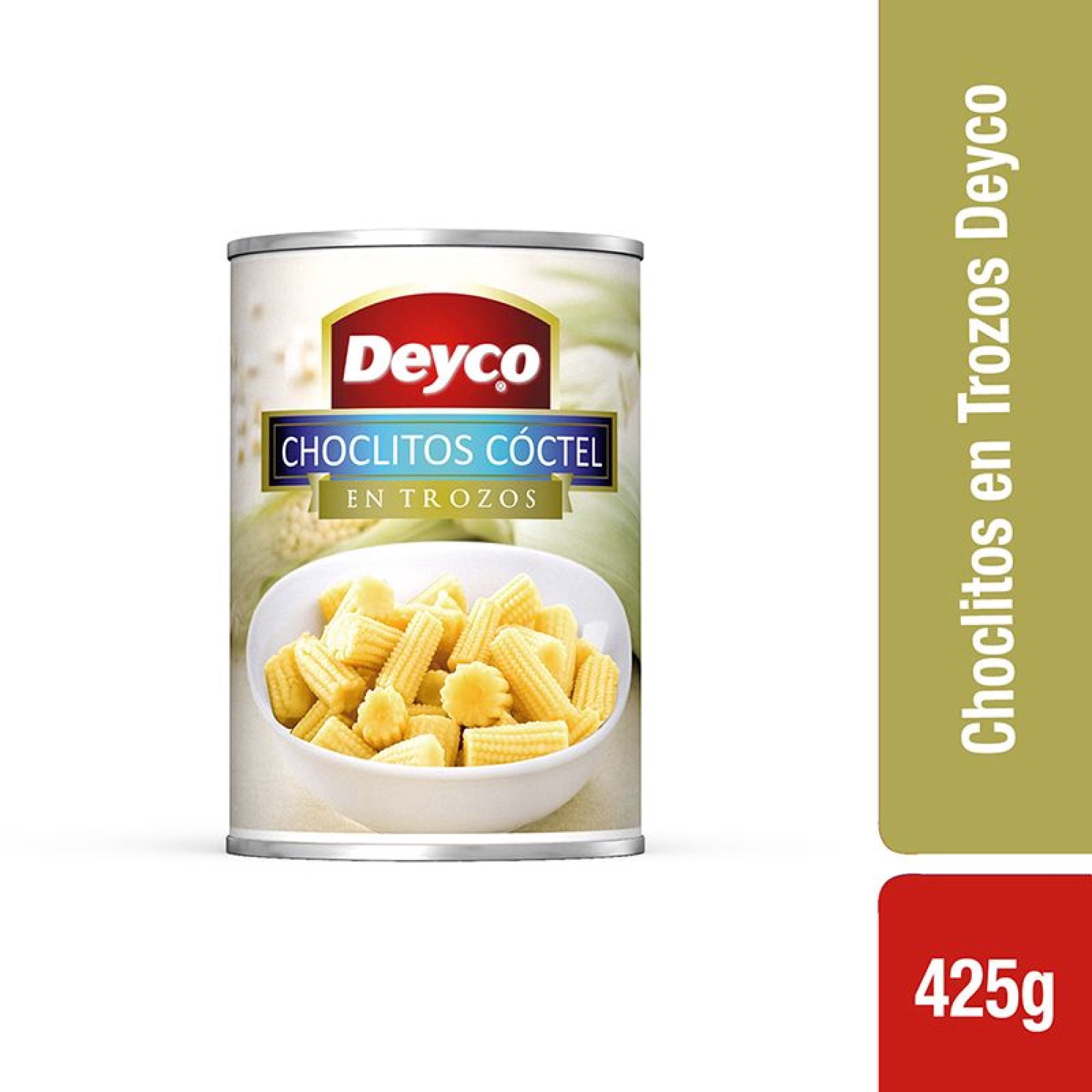 Choclitos Cóctel En Trozos Lata Drenado 225 g - Neto 425 g Deyco