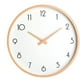 thumbnail image 1 of Reloj De Muralla Redondo Madera Plástica Clara Análogo, 1 of 3