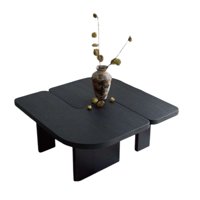 Oem - Set 2 Mesas Laterales Centro Industrial Elegante Minimalista