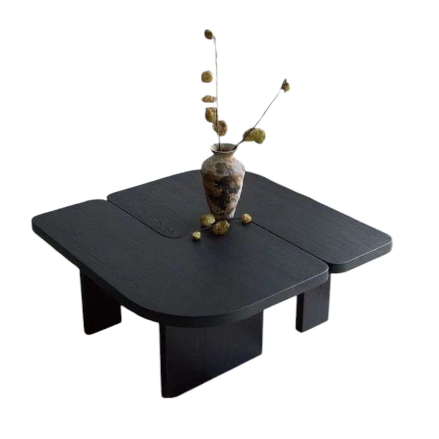 Oem - Set 2 Mesas Laterales Centro Industrial Elegante Minimalista