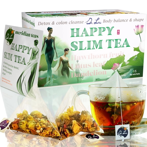 Té Dr. Lu Happy Slim Detox Natural para Limpieza de Colon
