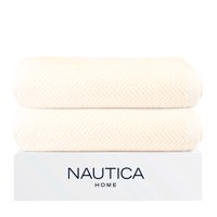 Pack 2 Toallas De Baño Vis Nautica Home 100% Algodón Suave 76X137Cm Beige