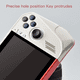 thumbnail image 4 of Funda protectora para consola de juegos Asus ROG ALLY Funda protectora para consola de juegos con pintura en aerosol de superficie y color de contraste-Blanco, 4 of 6