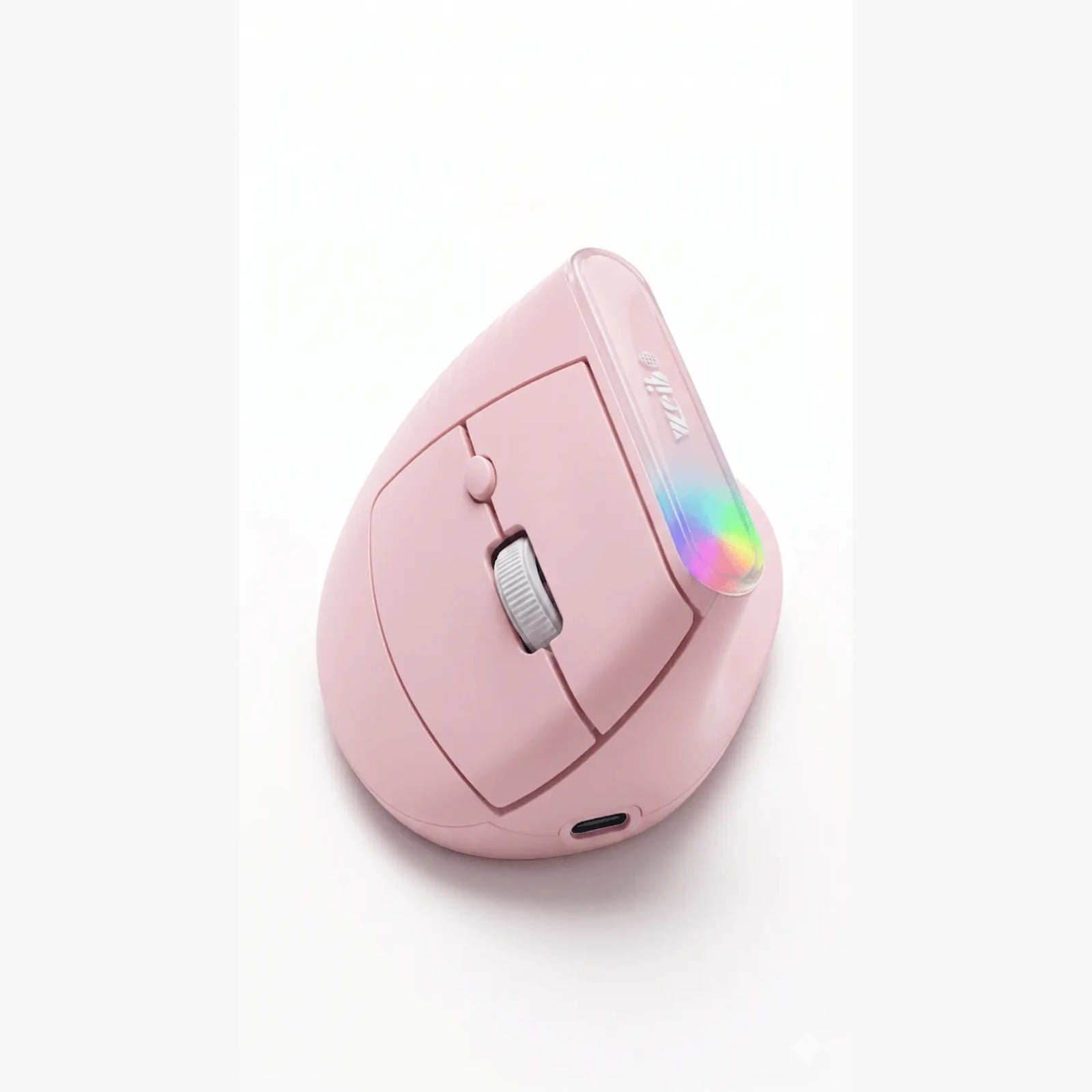 Veibo - Mouse Vertical Inalámbrico Ergonómico Wb-889 - Rosado.