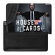thumbnail image 1 of House of Cards Porta Pasaporte y Cartera de Viaje Premium de Cuero PU, Funda de Pasaporte Bloqueo RFID con Ranuras para Tarjetas de Crédito, Estuche para Libro de Pasaporte para Familia 10cm × 15cm, 1 of 6