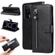 thumbnail image 2 of Funda con Cremallera para Xiaomi Poco F5 Pro, Carcasa Cartera de Cuero PU con Soporte y Tarjetero, 2 of 6