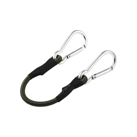 Magideal - Cuerdas Elásticas Con Mosquetón Cuerda Elástica Correas De Equipaje Uso Múltiple Lazos De Hebilla De Metal Cuerda Elástica Para Baúles De Camping Equi 30 Centimetros