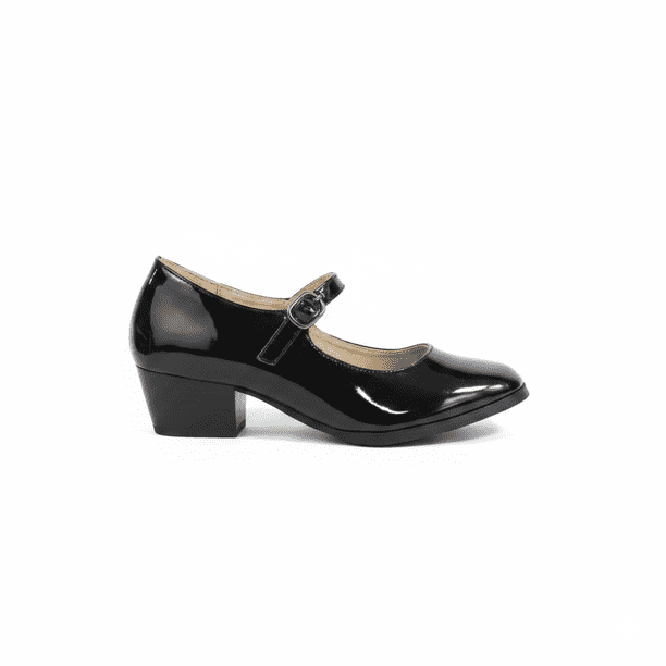 Zapato de Cueca Mujer Negro Charol