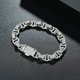 thumbnail image 3 of Pulseras de Plata Esterlina 925 de 8 Mm para Hombre Transparentes 5A+ CZ Pulsera de Cadena para Hombre Hipoalergénica Pulsera de Eslabones Cubanos para Hombre 17-20 Cm, 3 of 9