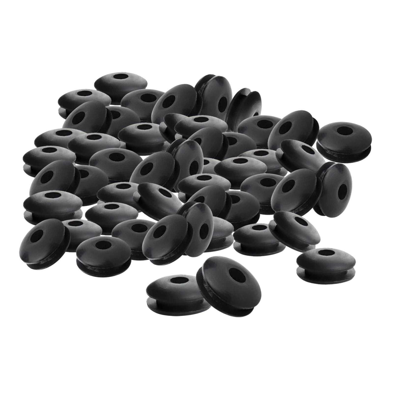 Magideal - 50x Arandelas De Barandilla De Cable, Funda Protectora De Rueda De Nivel, Fundas Protectoras De Barandilla Útiles Para Adultos Para Postes De Metal Pa