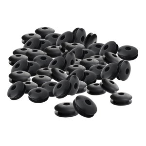 Magideal - 50X Arandelas De Barandilla De Cable, Funda Protectora De Rueda De Nivel, Fundas Protectoras De Barandilla Útiles Para Adultos Para Postes De Metal Pa