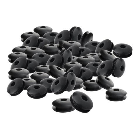 Magideal - 50X Arandelas De Barandilla De Cable, Funda Protectora De Rueda De Nivel, Fundas Protectoras De Barandilla Útiles Para Adultos Para Postes De Metal Pa