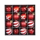 thumbnail image 1 of 16 Uds. Colgantes De Adornos De Bolas De Navidad Para Centro Comercial De Compromiso Al Aire Libre Rojo, 1 of 1