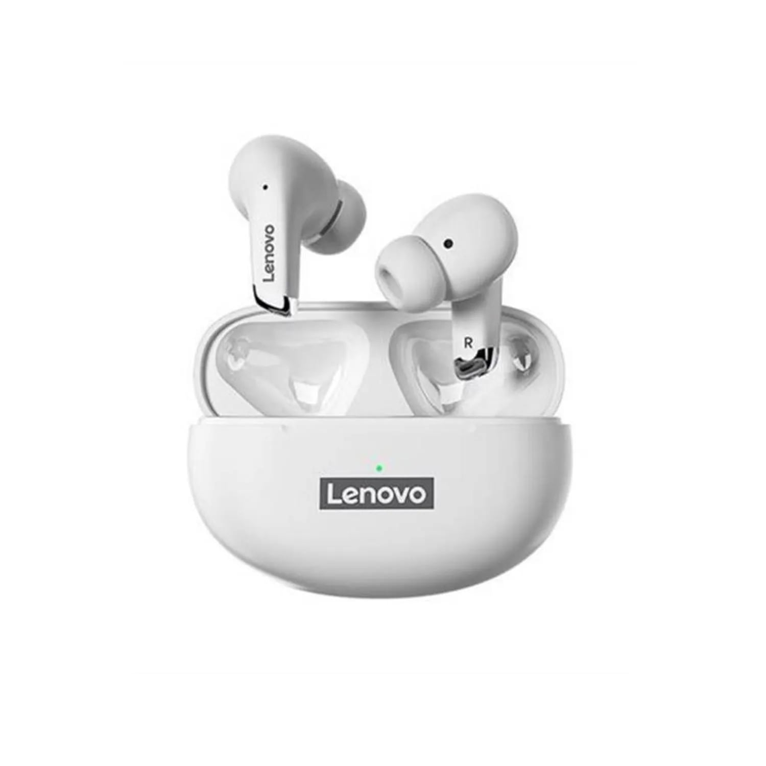 Audífonos Bluetooth Lenovo Lp5 Color Blanco - Ps