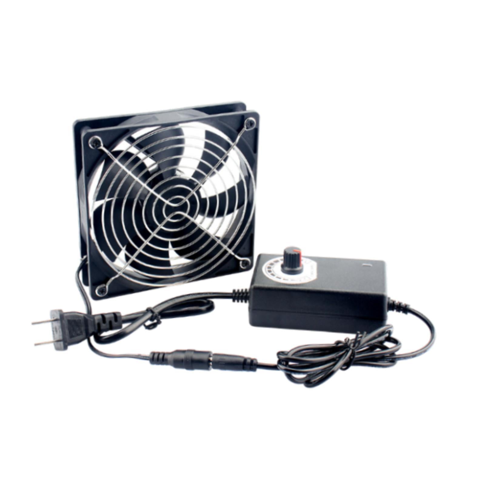 Magideal - Ventilador De Caja Ventilador De Enrutador Ventilador De Gabinete De Computadora Ajustable Ventilador De Servidor Para Ventilación Estación De Trabajo