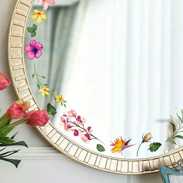 1pc, Mirror Decal, Love Yourself And Love Life Inspirational Quotes Wall Sticker, Bathroom Decor Shower Door Decal, Window Sticker, Bedroom Bathroom Background Wall Decor, Home Decor