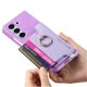 thumbnail image 5 of Funda Magnética para Samsung Galaxy Z Flod 4 con Billetera y Anillo, Protector Resistente Morado, 5 of 6