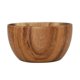 thumbnail image 2 of Ensaladera De Madera Natural Redonda De Primera Calidad Utensilios Cuencos Para Servir Frutas 8x6cm, 2 of 5