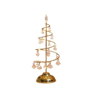 Bohemik - Árbol De Navidad Metálico Con Luz Led Dorado