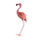 thumbnail image 4 of Figuritas de Animales, Estatua de Flamenco, Artesanía Rosa, Bricolaje, Adorno de Paisaje de Hierro Decorativo Versátil, Escultura de Jardín para Patio, 4 of 5