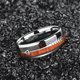 thumbnail image 3 of Anillo de Tungsteno Flecha Hombre Moda Masculina 2019, 3 of 3