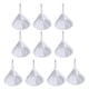thumbnail image 3 of Mini Embudos De Plástico De Viaje Portátiles Transparentes 10 Uds Para Difusor De Perfume, 3 of 3