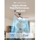 thumbnail image 2 of Ventilador de techo Dreo Smart con luces de 42 pulgadas negro con control remoto, 2 of 9