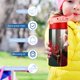 thumbnail image 5 of El MonoBotella de Agua con Tapa Pop Top de Un Toque, Acero Inoxidable, a Prueba de Fugas, para Deportes, Botella Infantil rosa 12 oz, 5 of 6