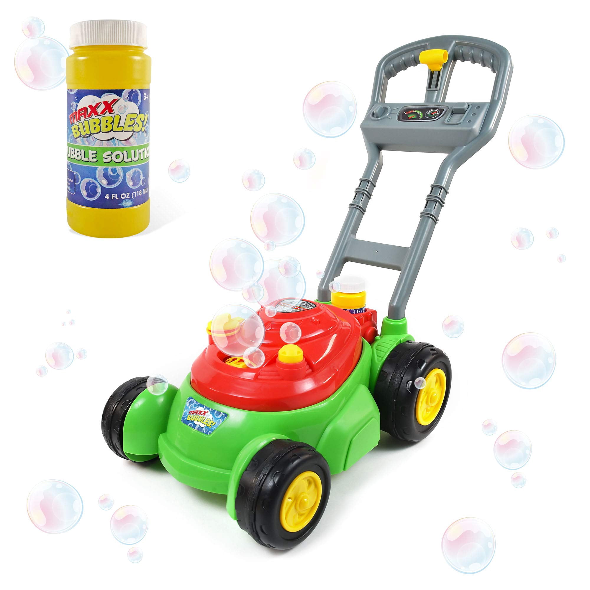 Cortadora De Césped Con Burbujas Maxx Bubbles Bubble-n-go Con Solución De 120 Ml