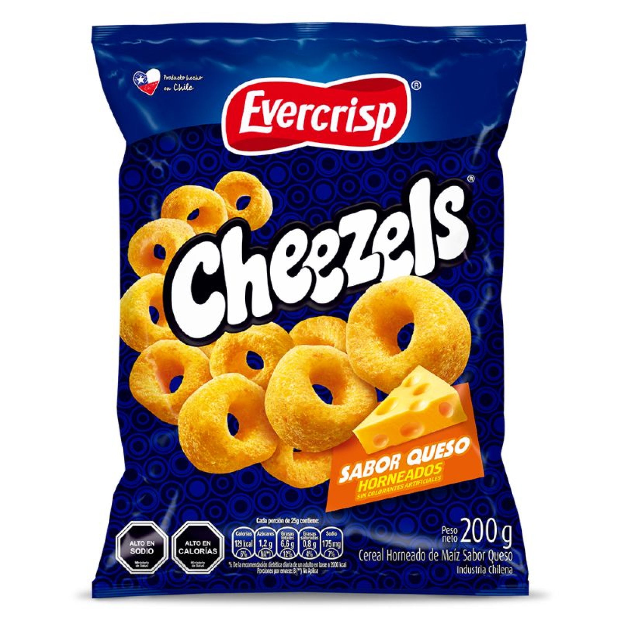 Suflés Cheezels Queso 200 g Evercrisp