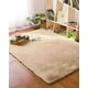 thumbnail image 3 of Alfombra peluda Suave 240 x 200 cm Primera Calidad Beige, 3 of 3