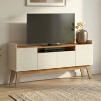 Exit - Rack Tv Florencia Para Pantalla Hasta 70"" Roble Beige