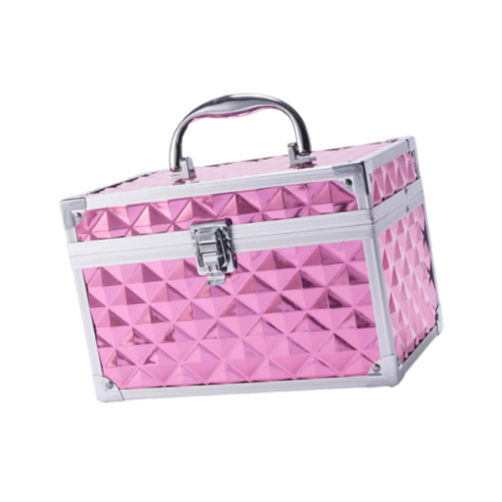 Ioensy - Caja De Almacenamiento De Belleza De Maquillaje De Maquillaje Para Suministros De Estética De Joyería Pink