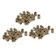 thumbnail image 5 of 60Pcs Campana De Metal Cordón Cuerda Extremo Tapón Del Cable Cuerda Paracord Lock Bronce, 5 of 5