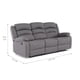 thumbnail image 3 of Sofá 3 Cuerpos Reclinable Moderno Gris New Praga 8041sffgr, 3 of 10