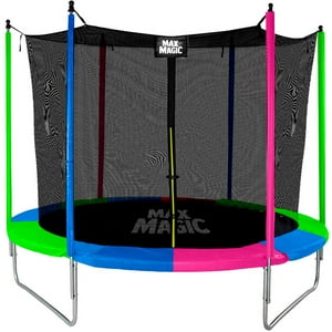 Max Magic - Cama Elástica 244 Cm (8 Ft) Negro