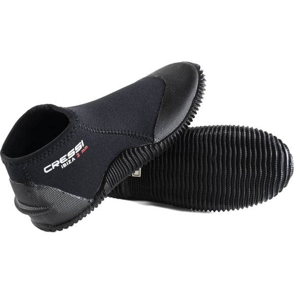 Botas Cressi Ibiza de neopreno superelástico de 3 mm, color negro, talla 10